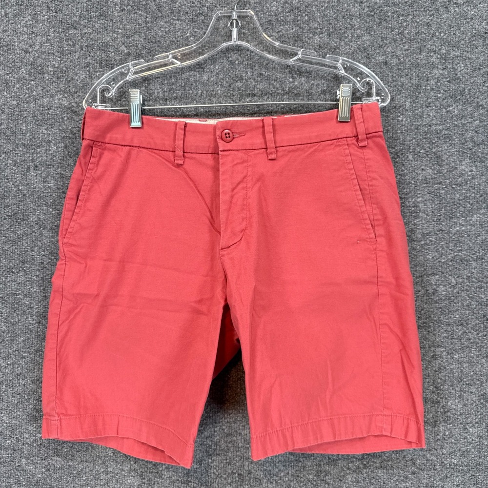 Abercrombie & Fitch Shorts Mens 30 Pink Stretch Chino Flat Front Casual Y2K Prep